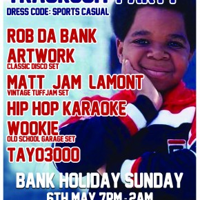 Hip Hop Karaoke @ Tayo's Tracksuit Party - Bank Holiday Sunday May 6th! Hip Hop Karaoke @ Tayo's Tracksuit Party - Bank Holiday Sunday May 6th!